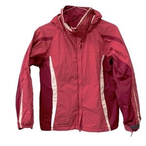 Columbia pink & white youth 14/16 snow jacket. B1